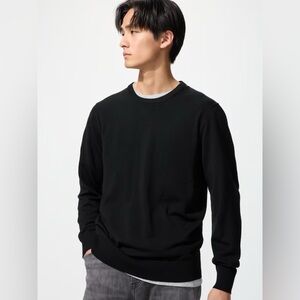 UNIQLO Men's Extra Fine Merino Crew Neck Sweater